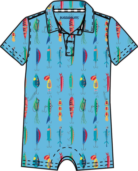 Fishing Polo Romper