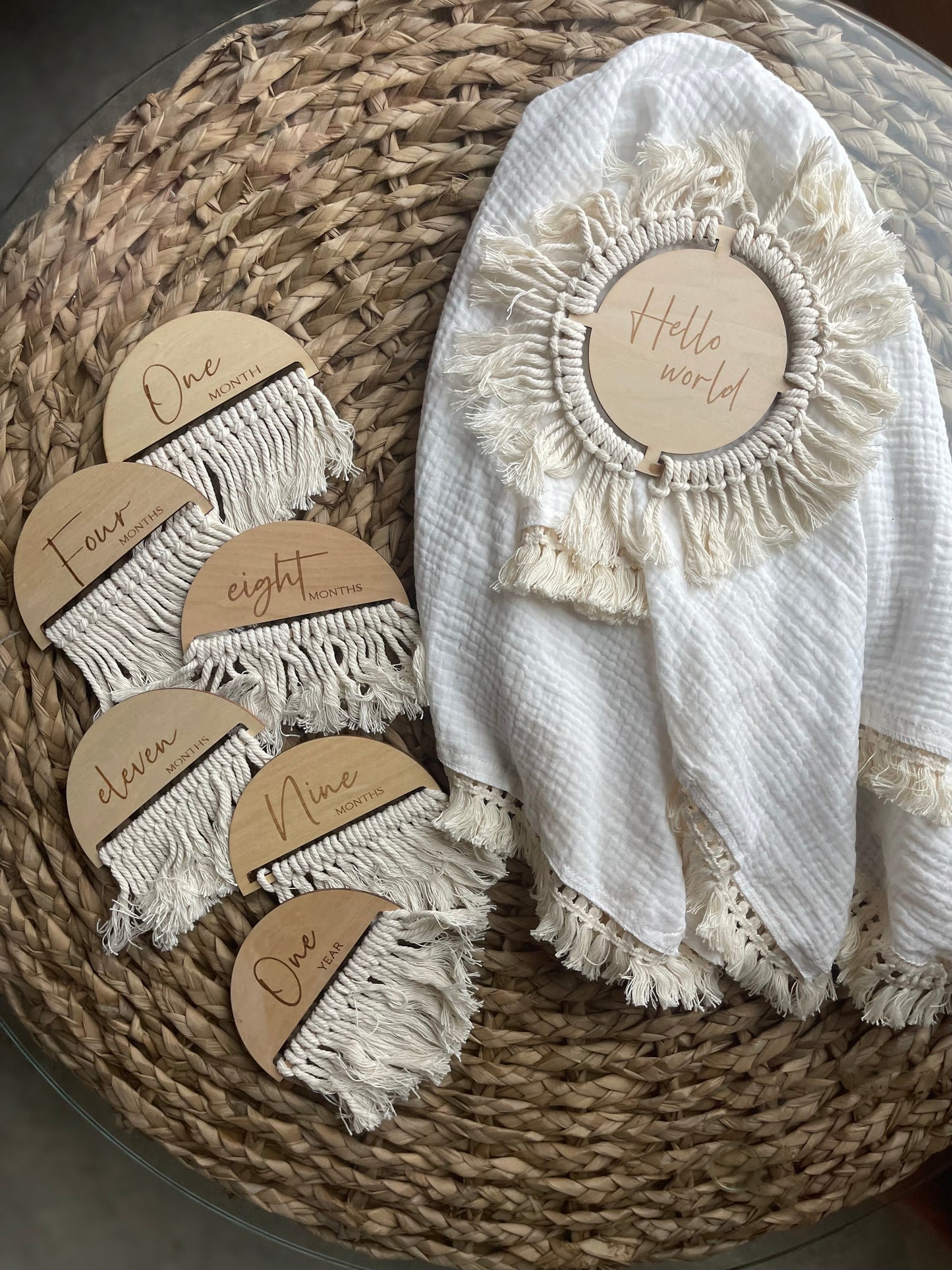 Blanket + Milestone Newborn set