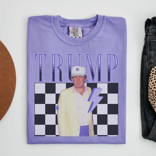 Trump Checkered Tee