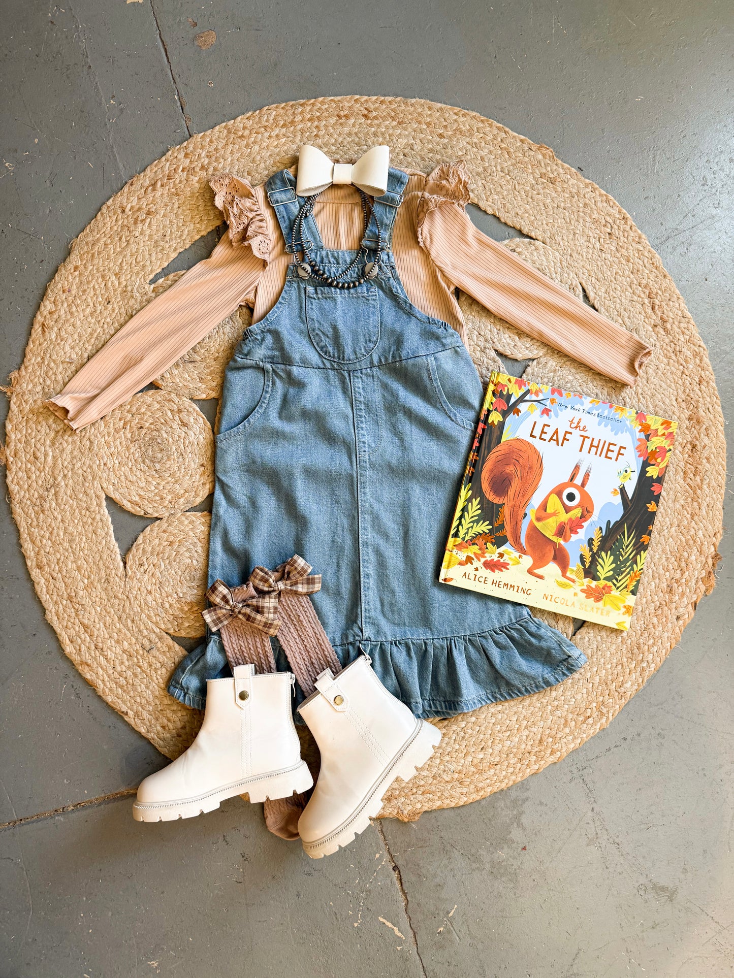 Denim Overall Dress