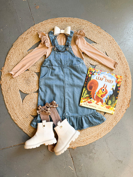 Denim Overall Dress
