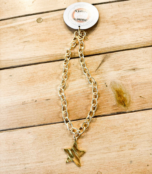 Gold Star Necklace