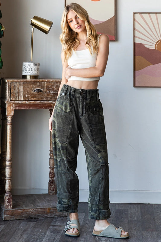 Camo Corduroy Pants