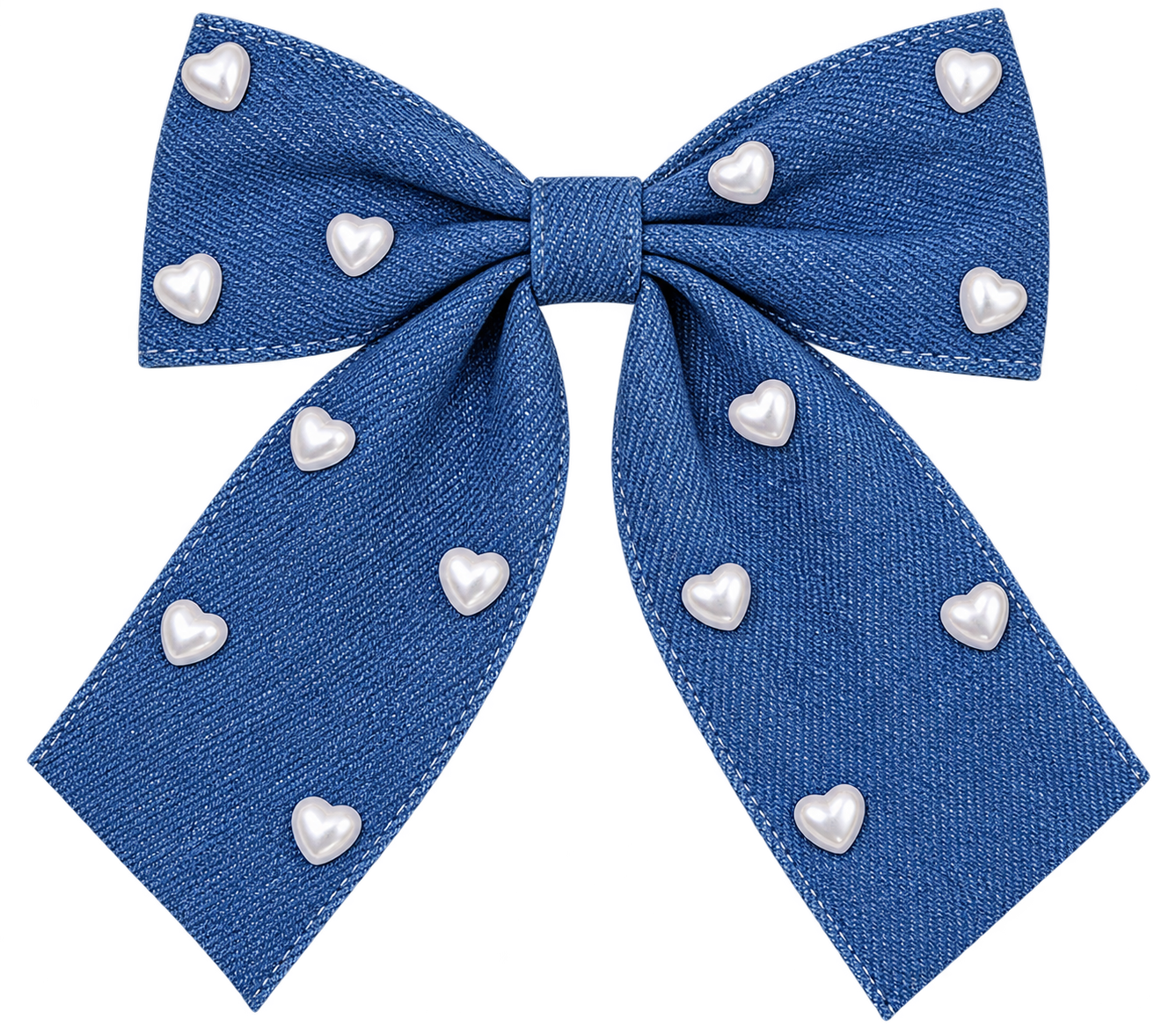 Denim Sweetheart Bow