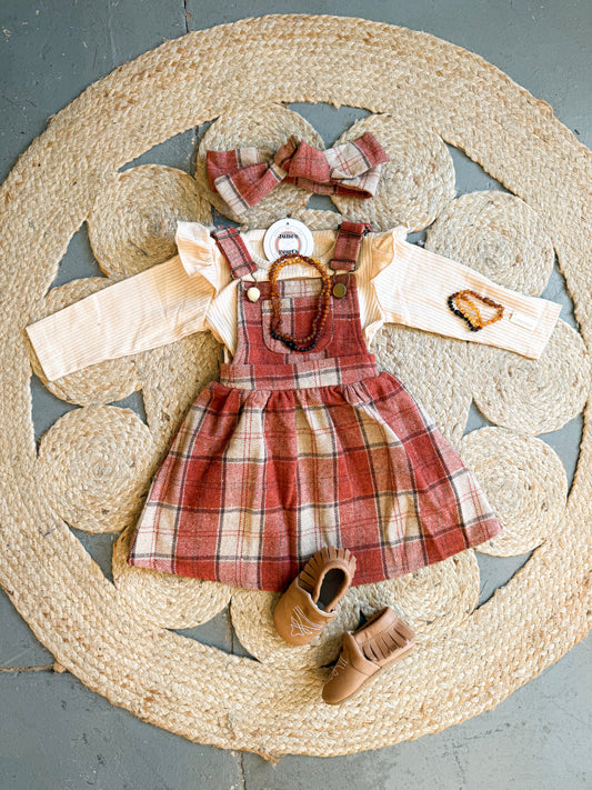 Flannel overall set