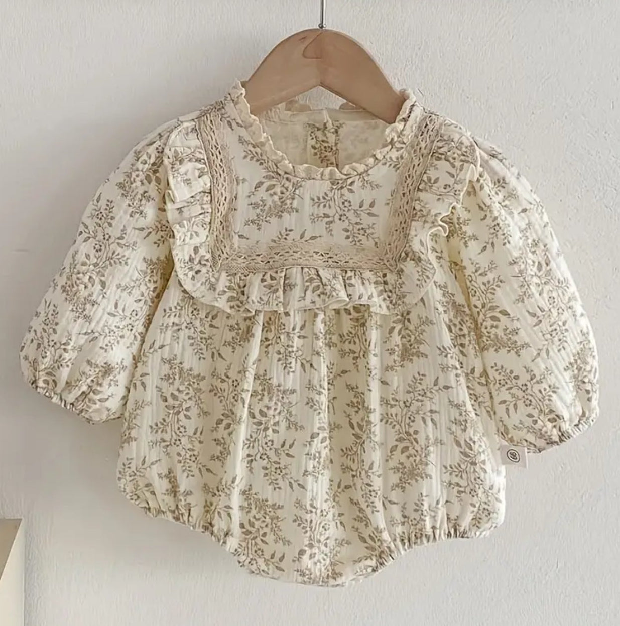 The Vintage Floral Onesie