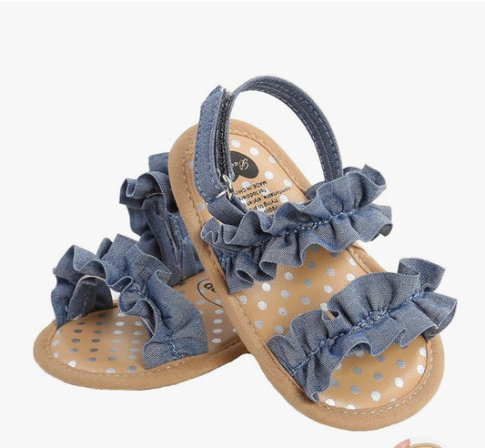 Baby Ruffle Sandles