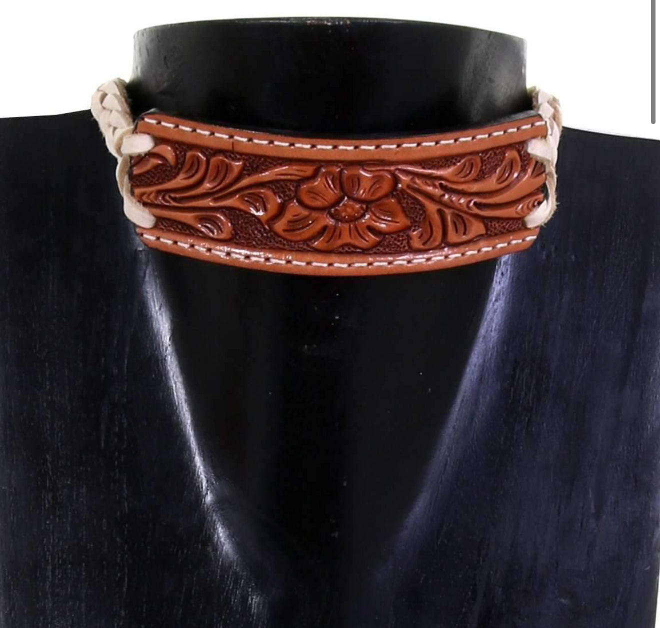 Handtooled necklace