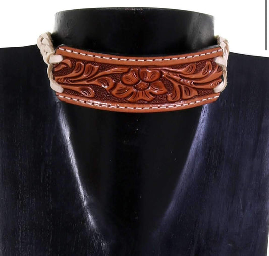 Handtooled necklace