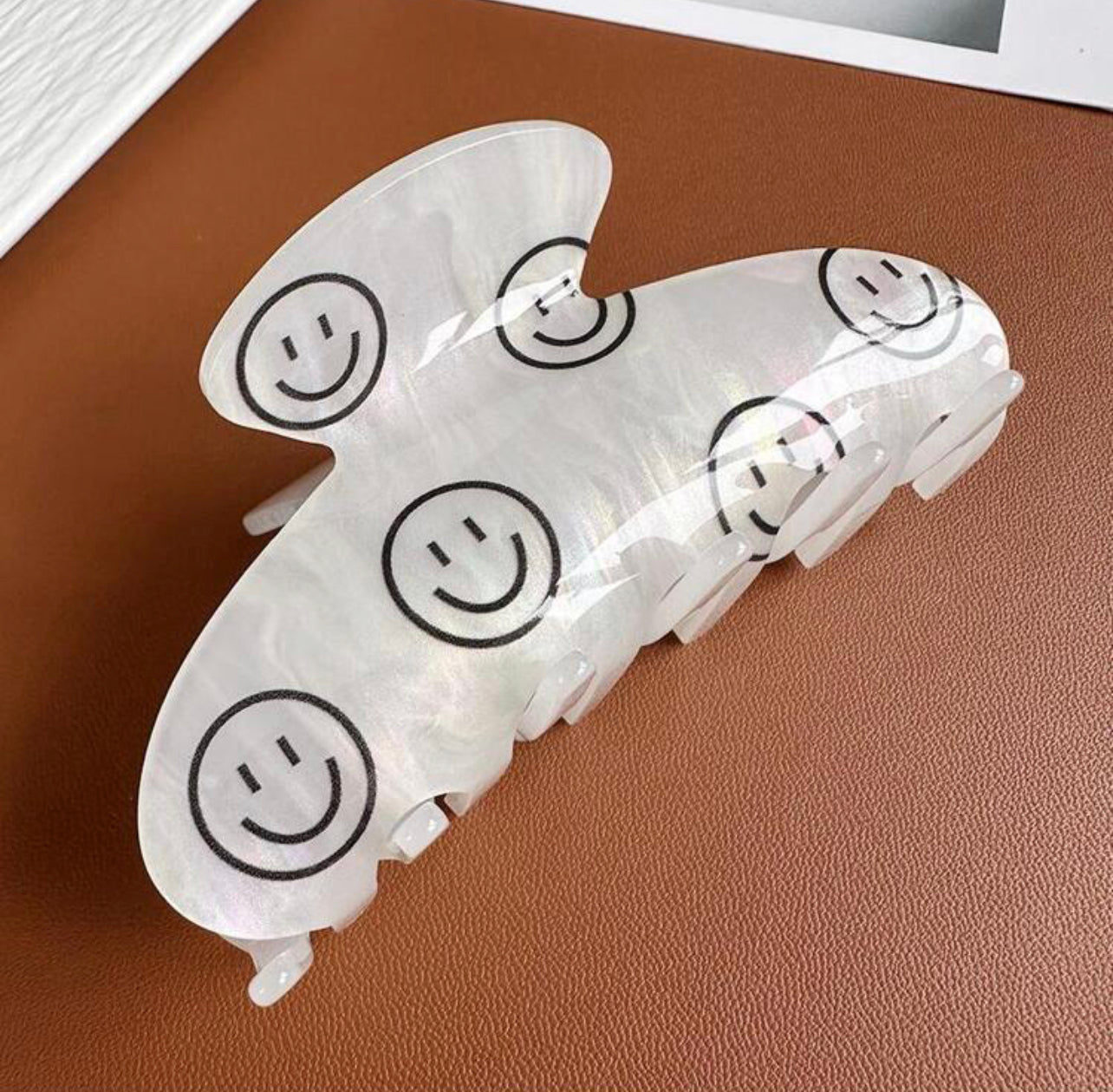 Smiley Claw Clip