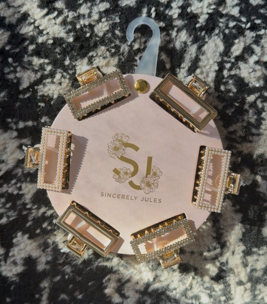 Mini gold clips