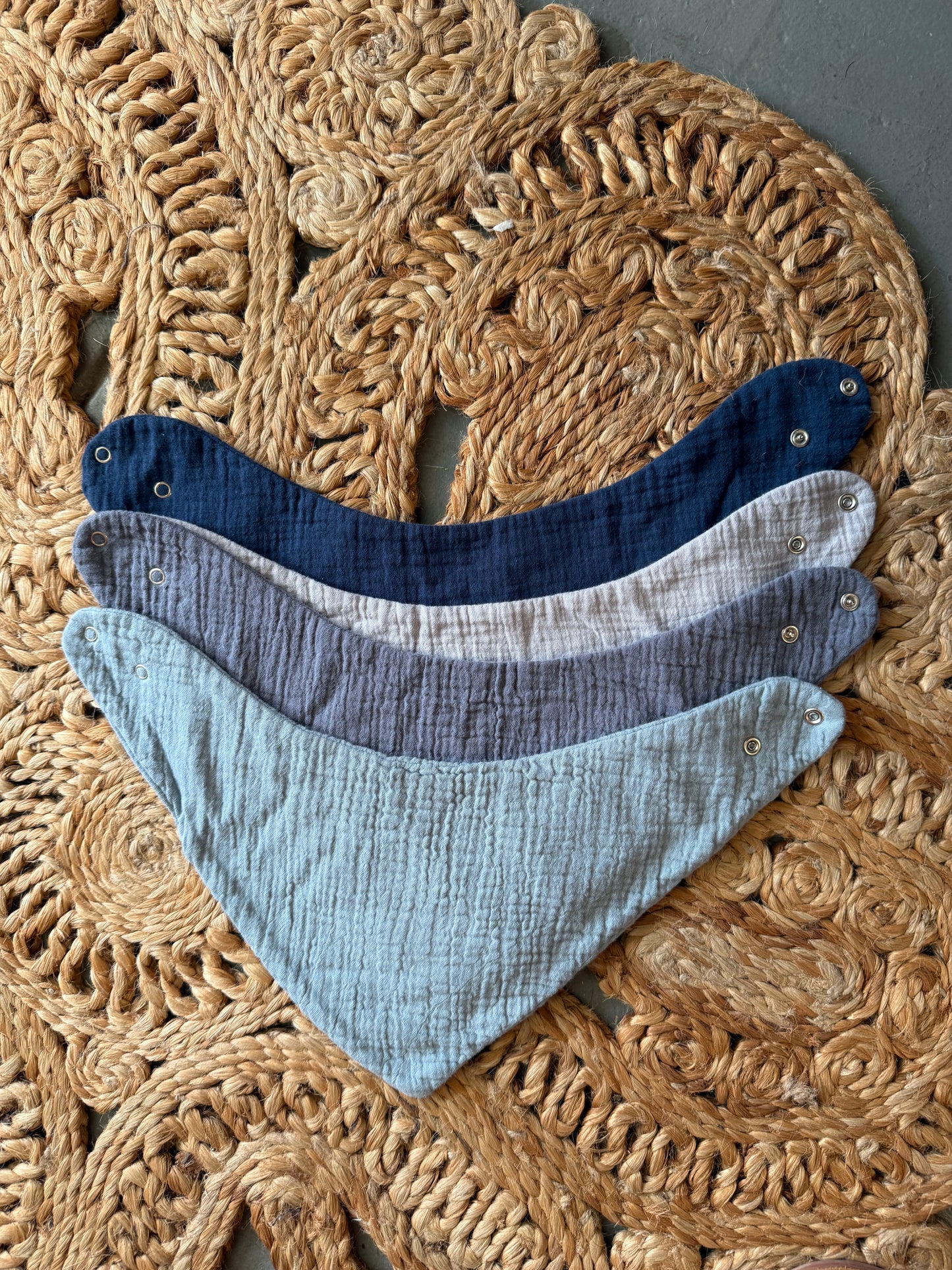 Baby bib bandana set