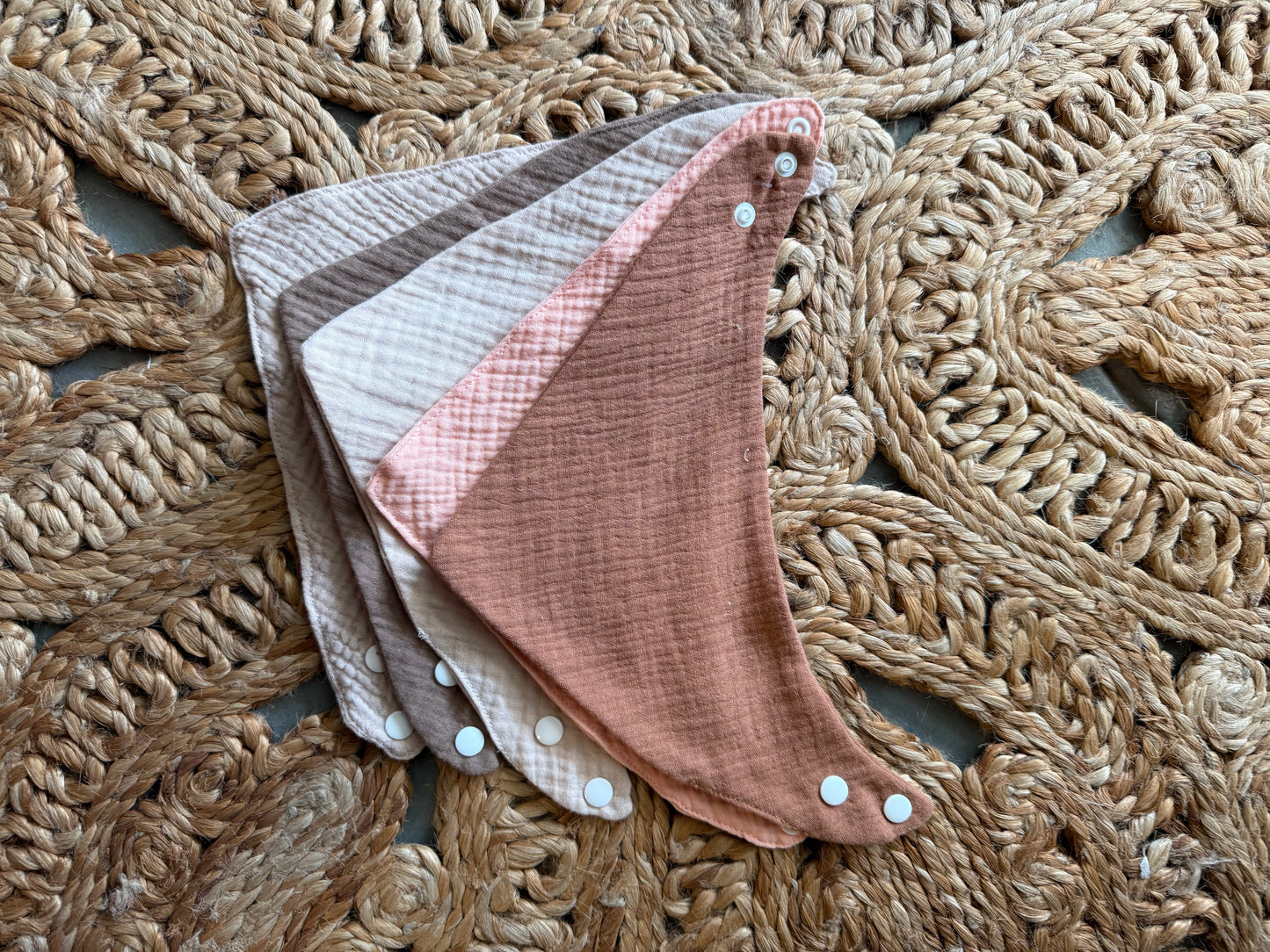 Baby bib bandana set