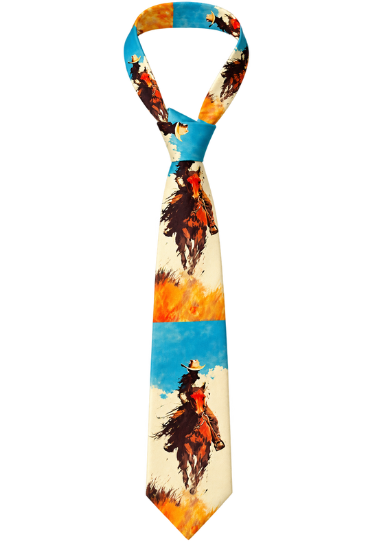 Sunset Cowgirl Tie