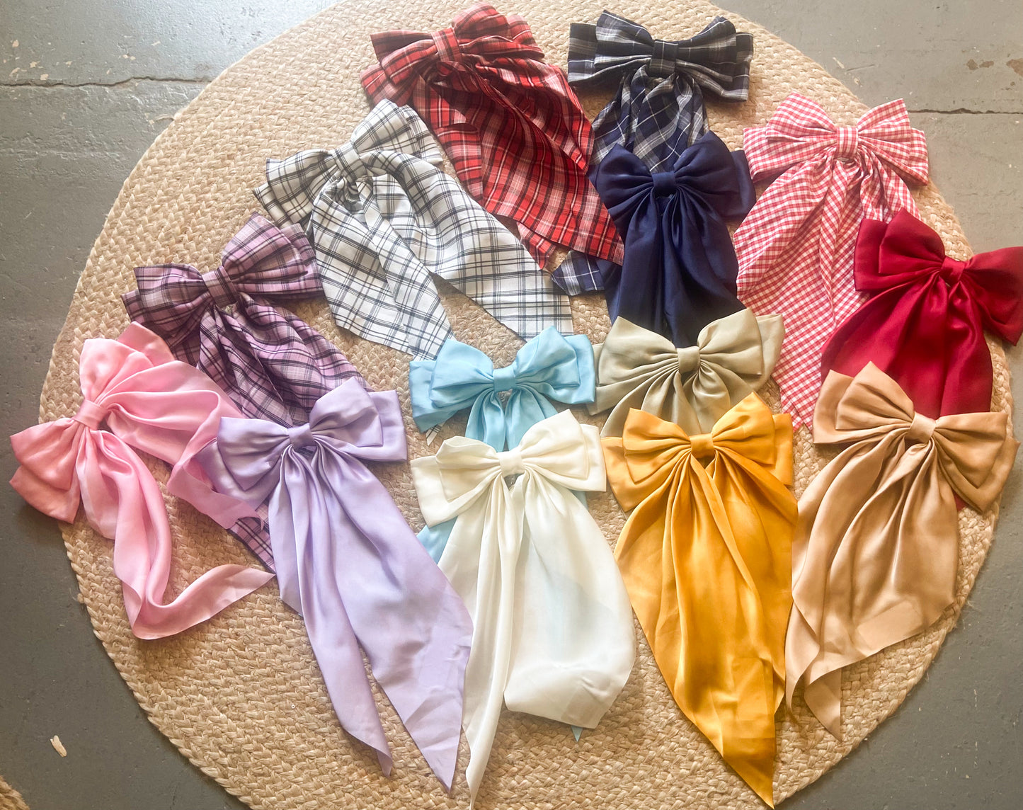 French Clip Big Bows