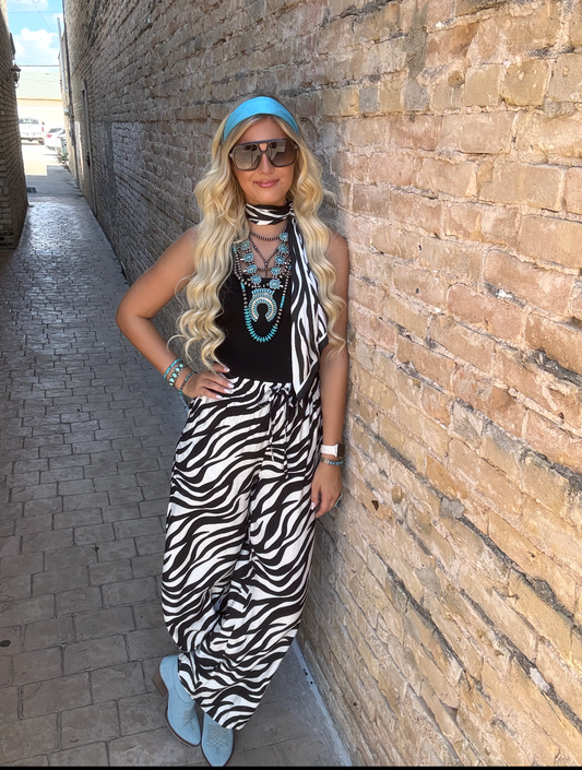 Wild Side Zebra Pants