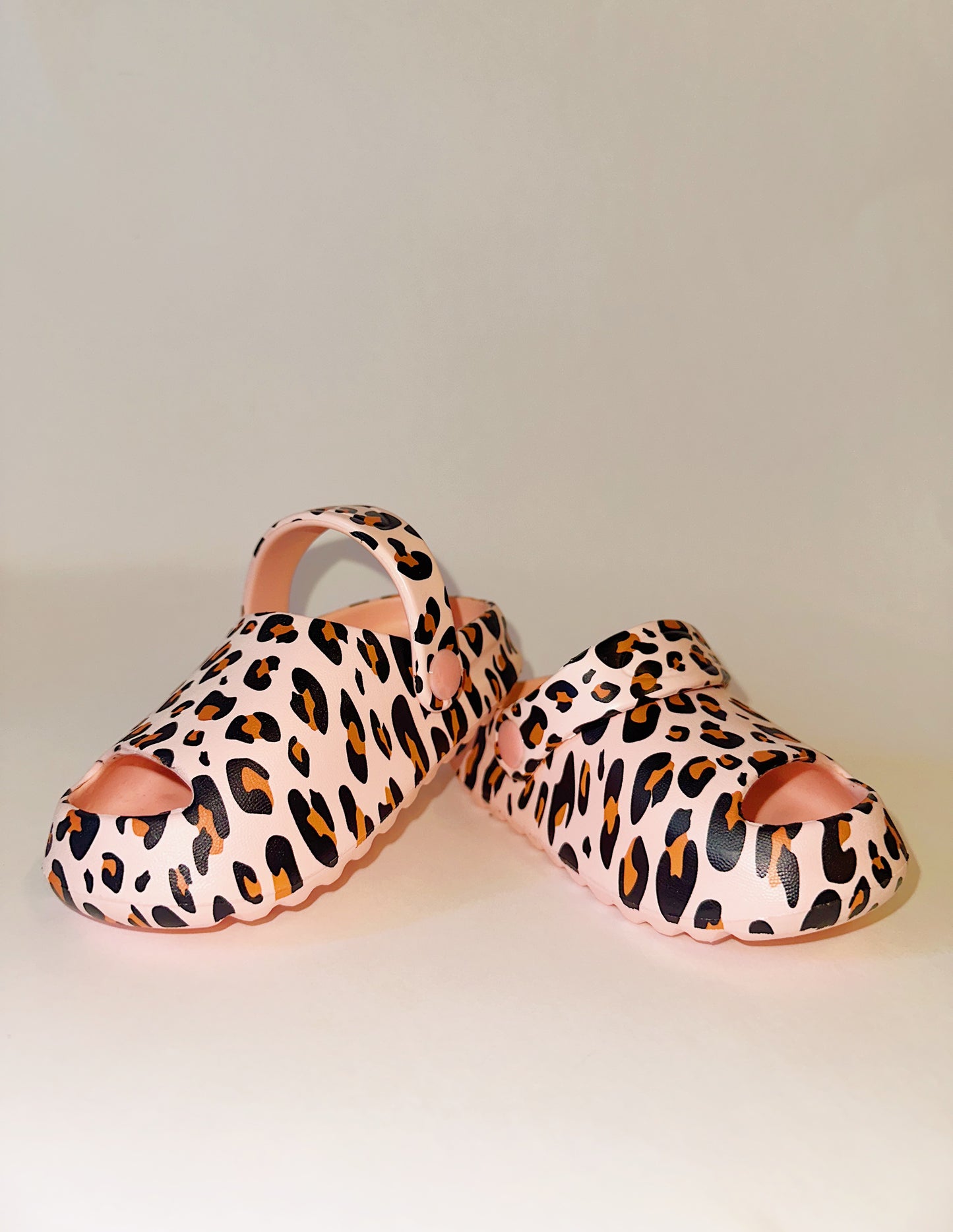 Leopard Kids Crocs