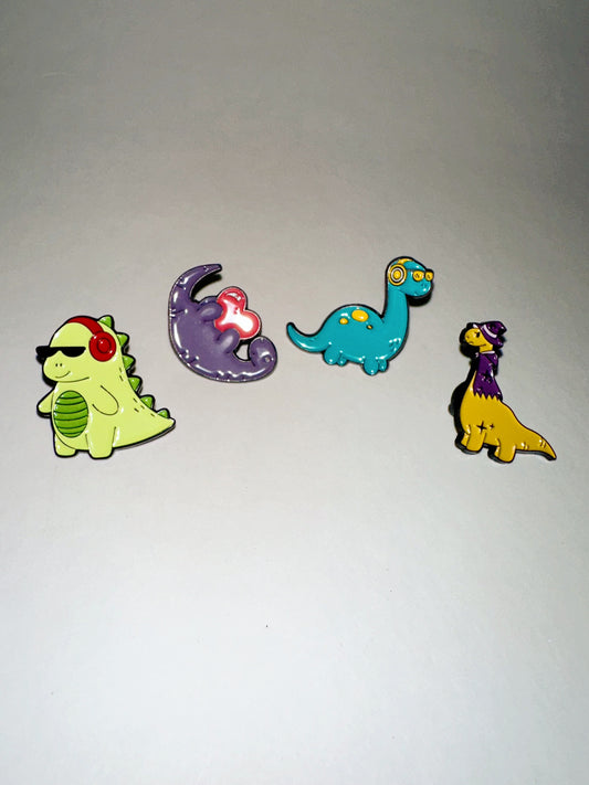 Dinosaur enamel pin