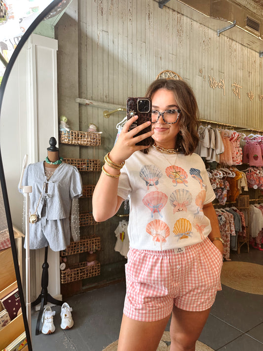 The Coastal Coquette Girly Tee