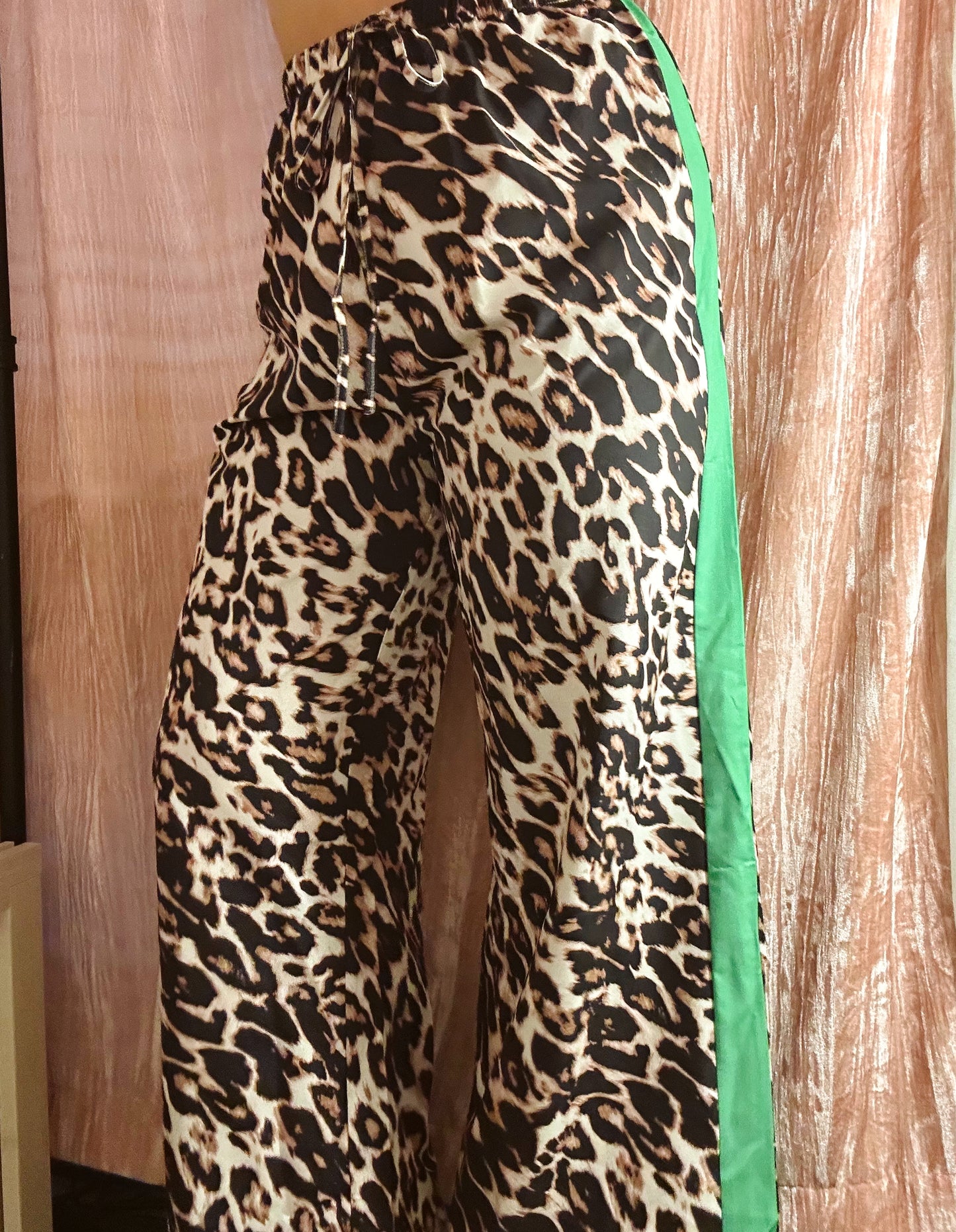 Leopard & Gobbler Green Pants