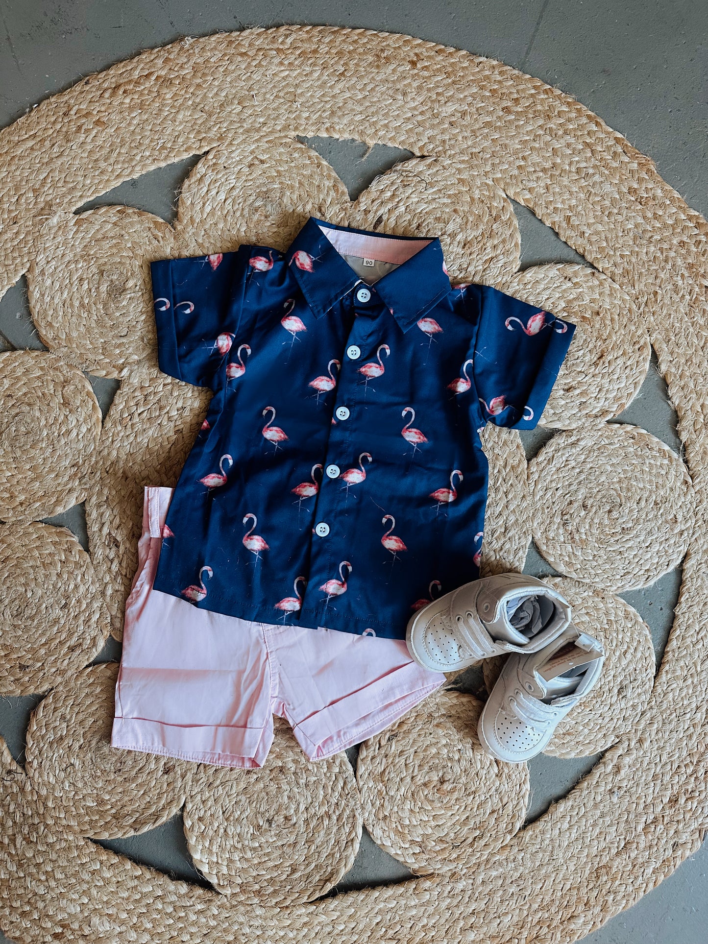 Flamingle Boys Shorts Set