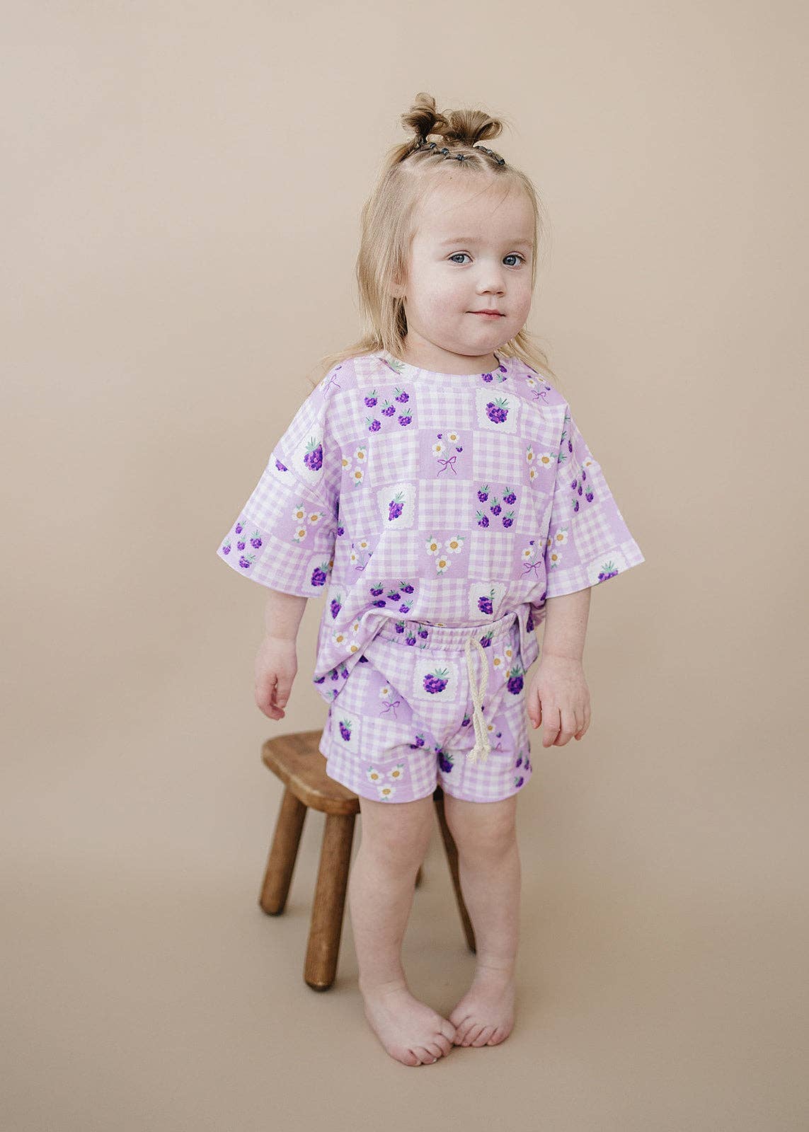 The Raspberry Bloom Short Set