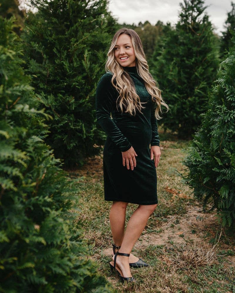 Delta Mock Neck Dress
