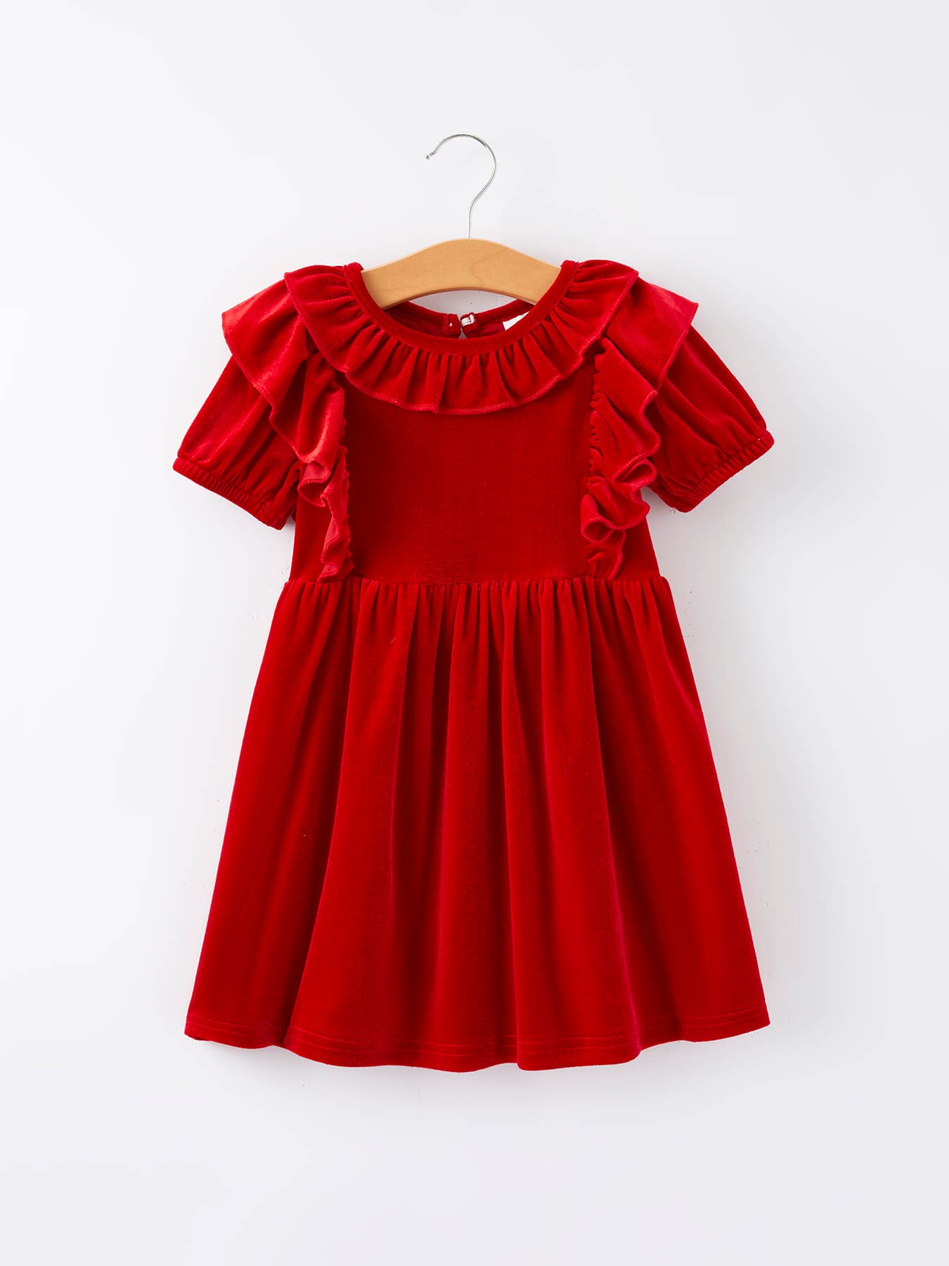 Autumn Velvet Girls Dress