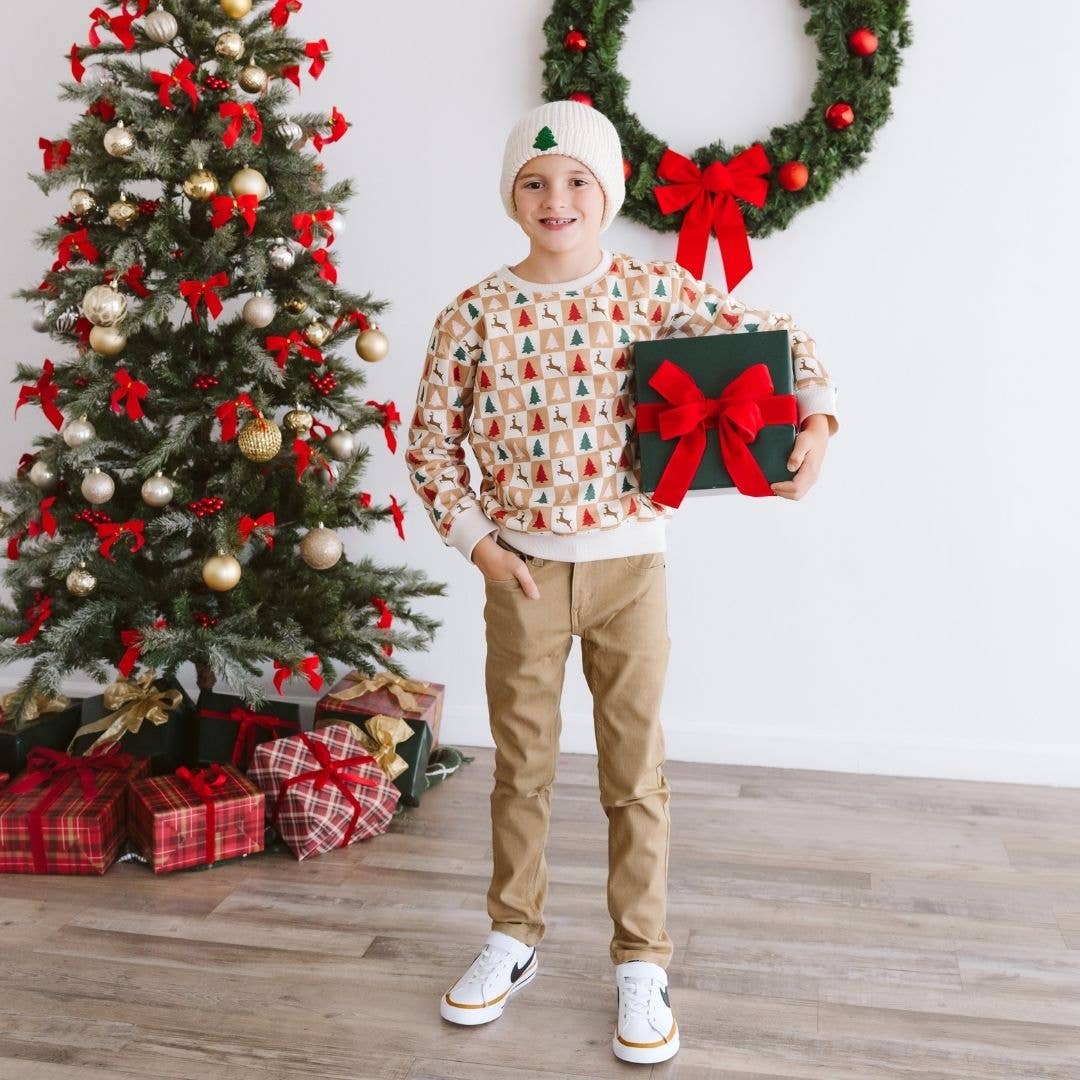 Cabin Christmas Sweatshirt - Kids Clothing - Holiday