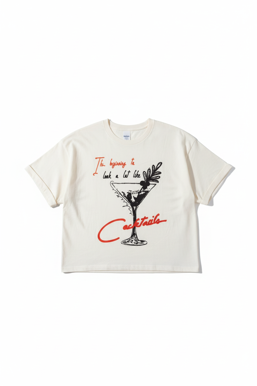 It's Beginning To Look A lot Like Cocktails Graphic Tee