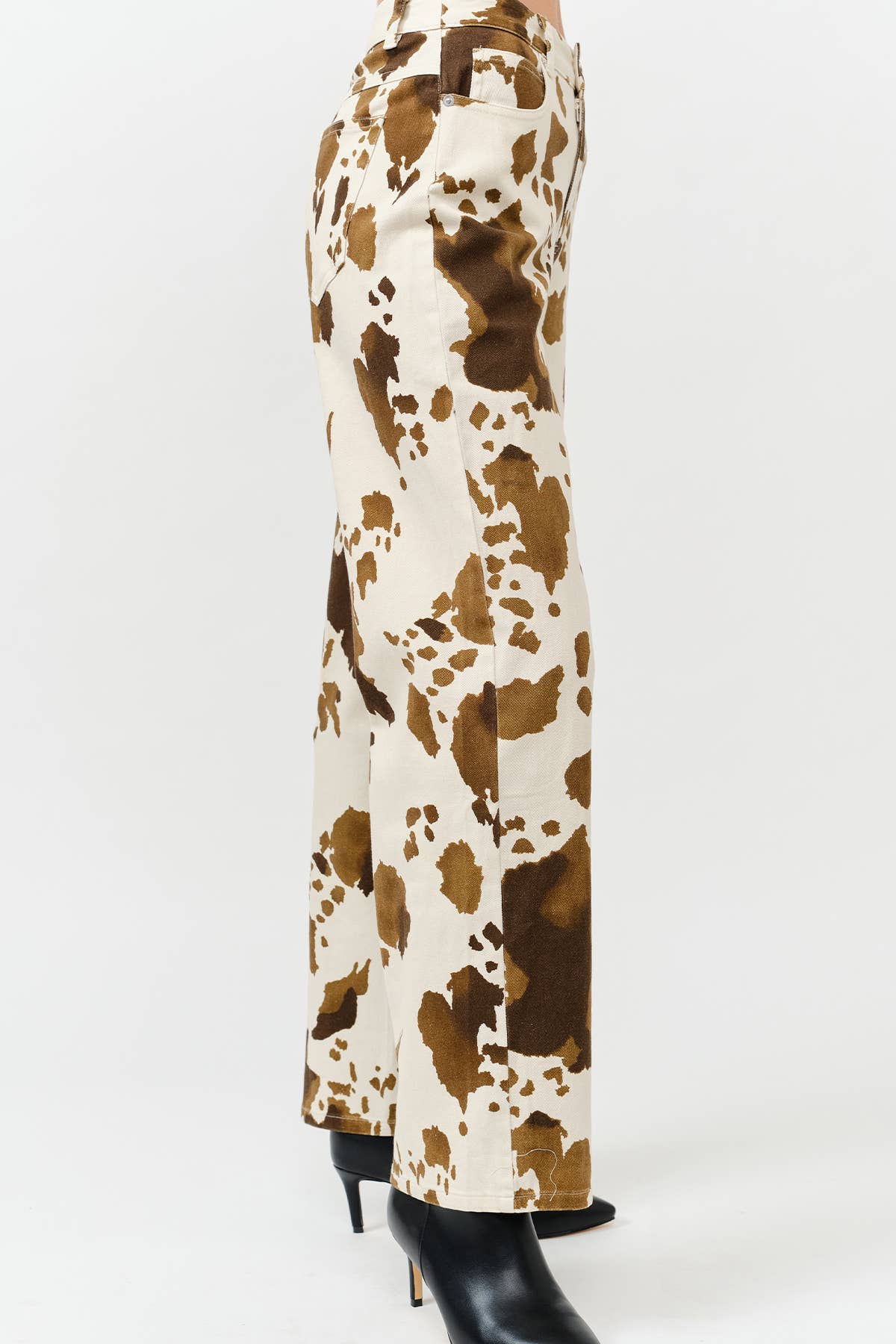 Cowhide Print Pants