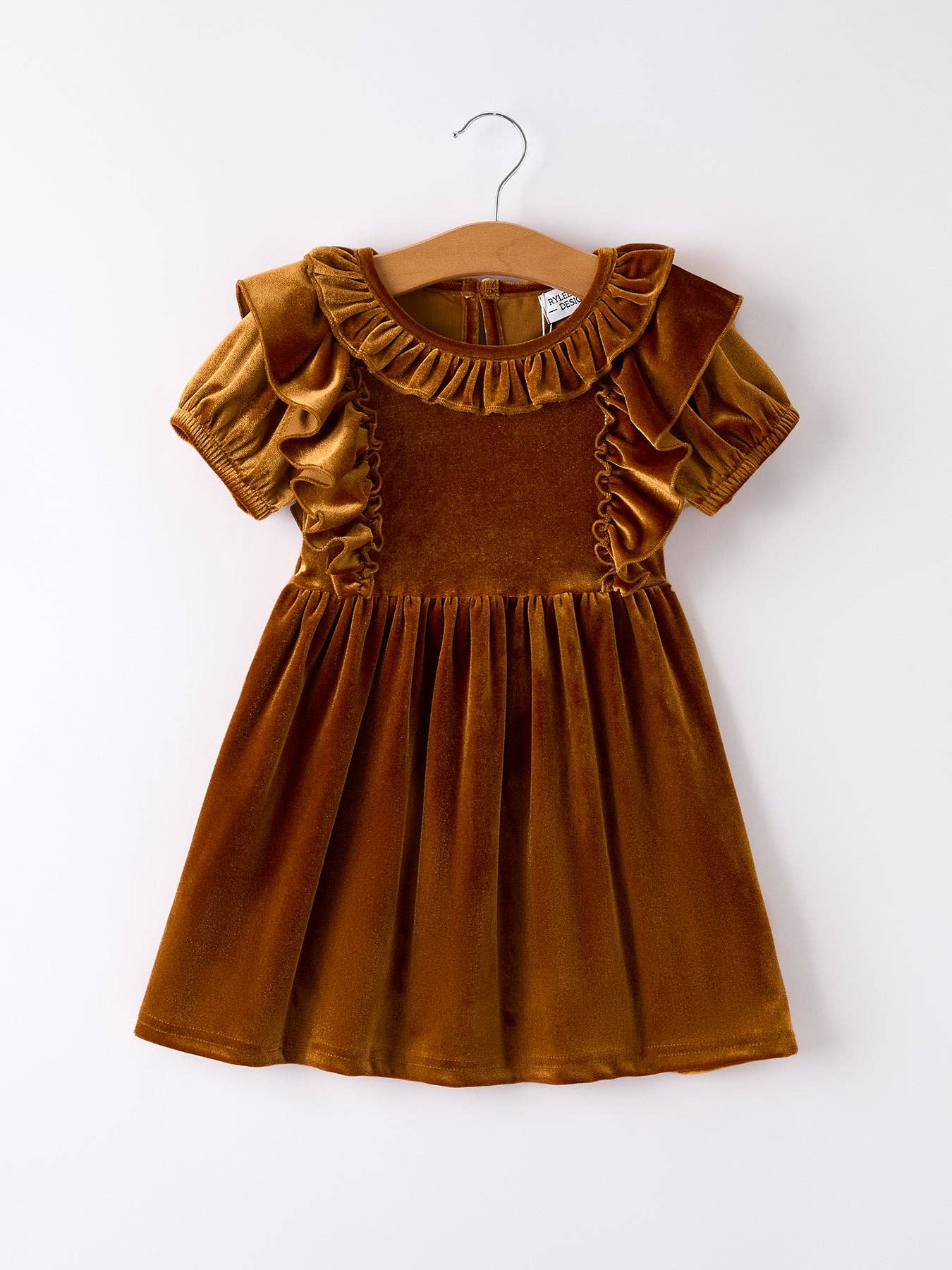 Autumn Velvet Girls Dress