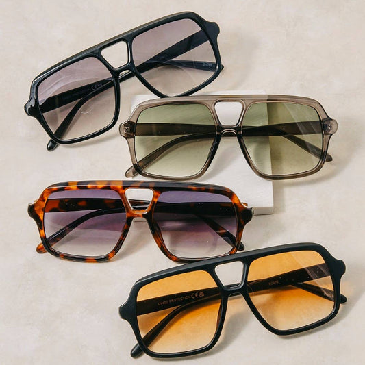 Retro Aviator Sunglasses