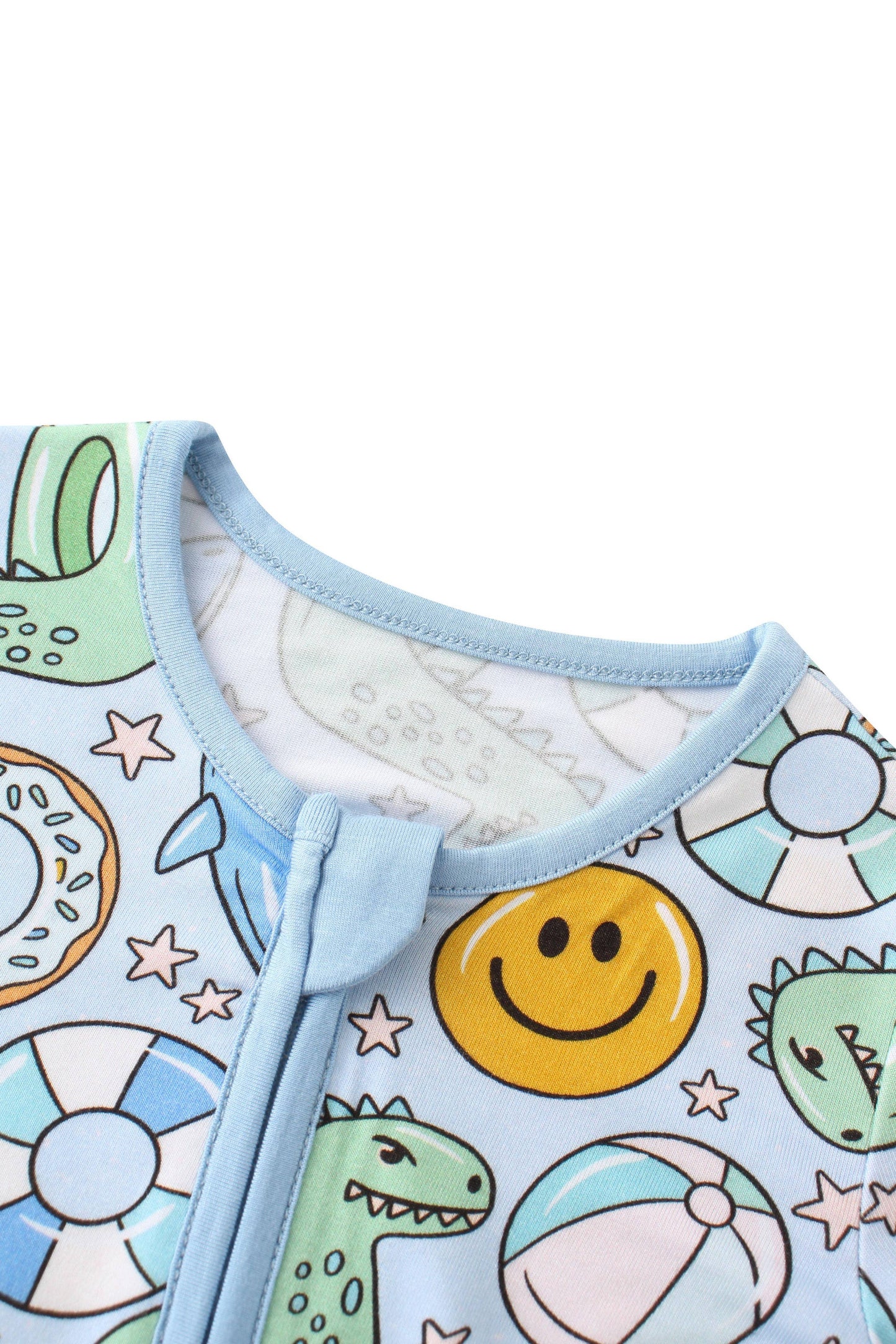 Summer Vibes Bamboo Baby Convertible Zippy Romper