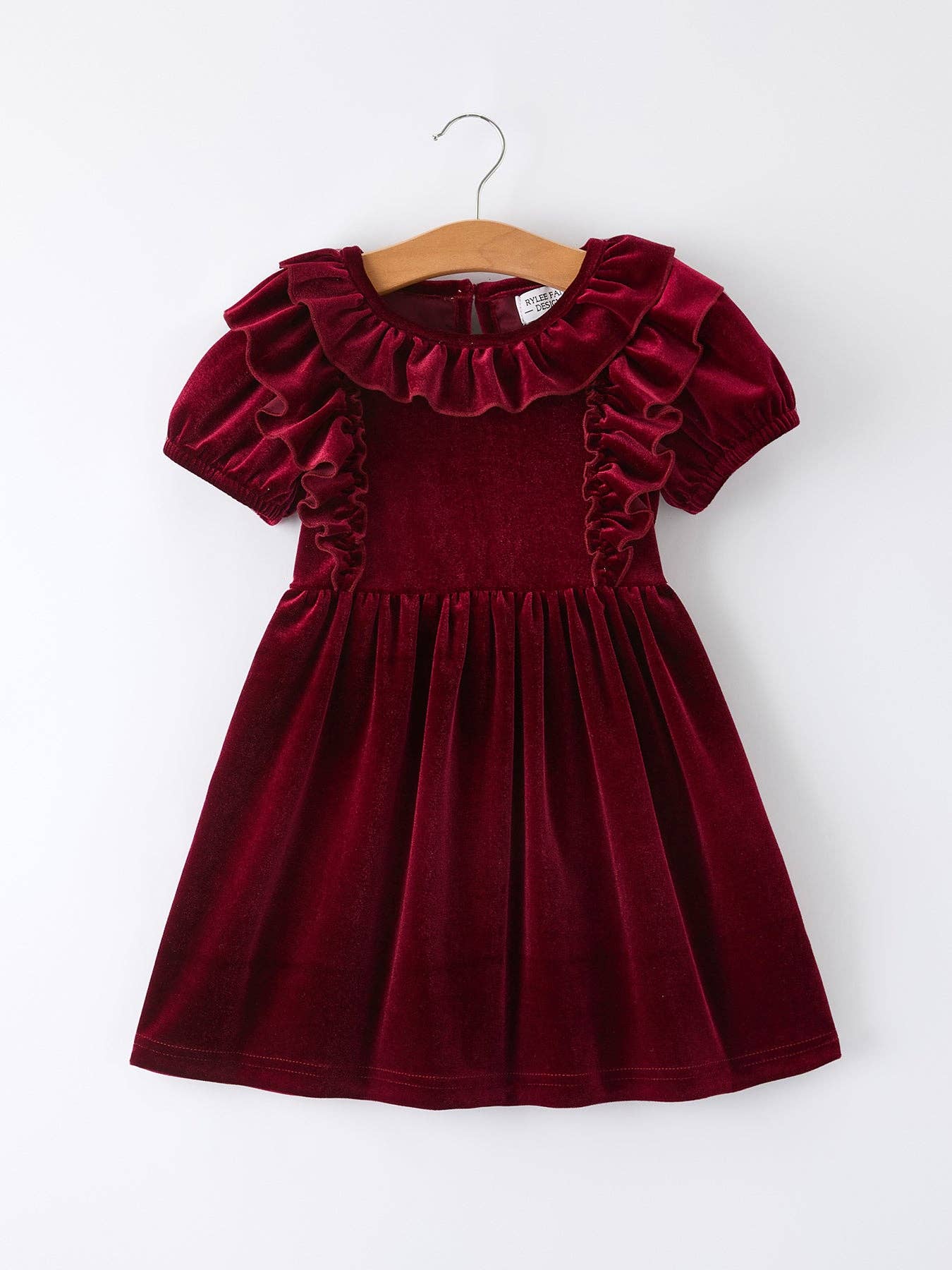Autumn Velvet Girls Dress