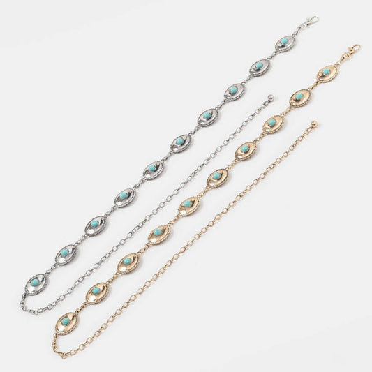 Turquoise Concho Belt