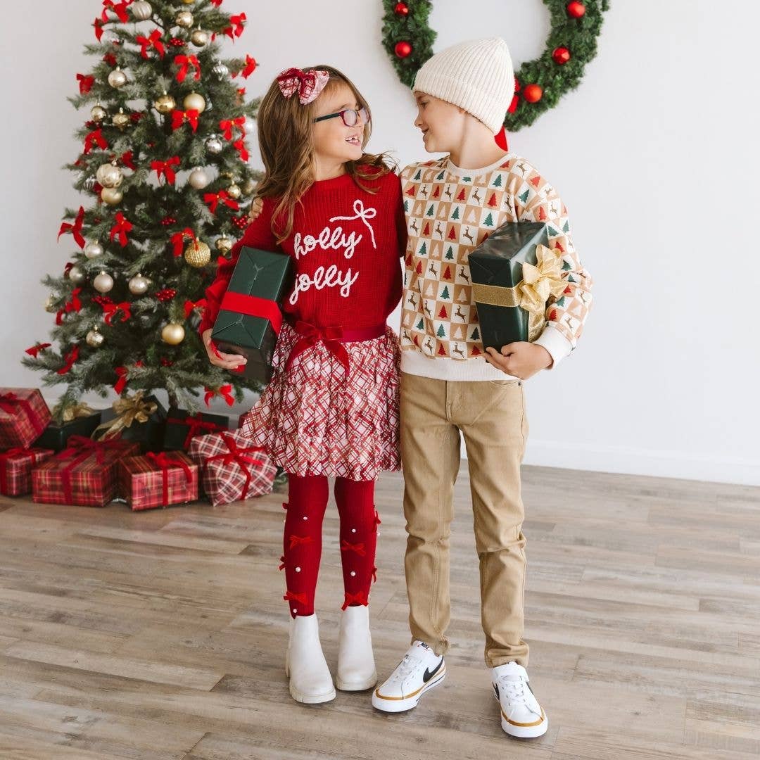 Cabin Christmas Sweatshirt - Kids Clothing - Holiday