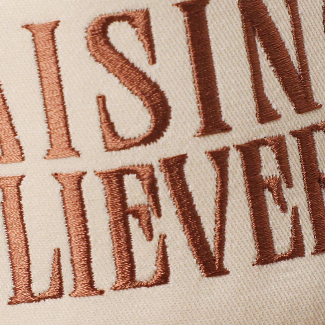 RAISING BELIEVERS Suede Two-Tone Trucker Hat