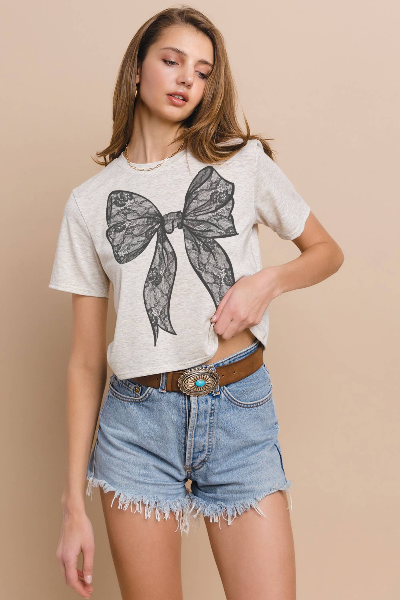 Coquette Cropped Tee