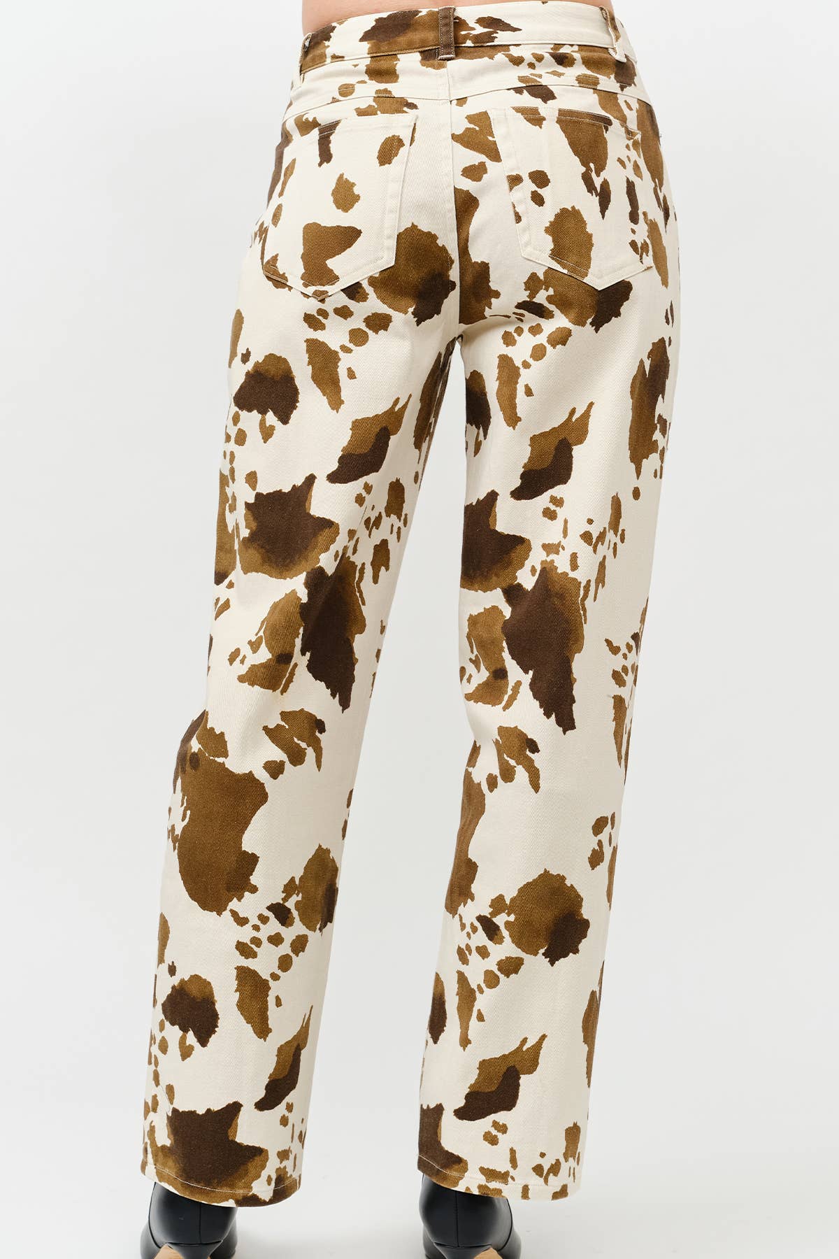 Cowhide Print Pants