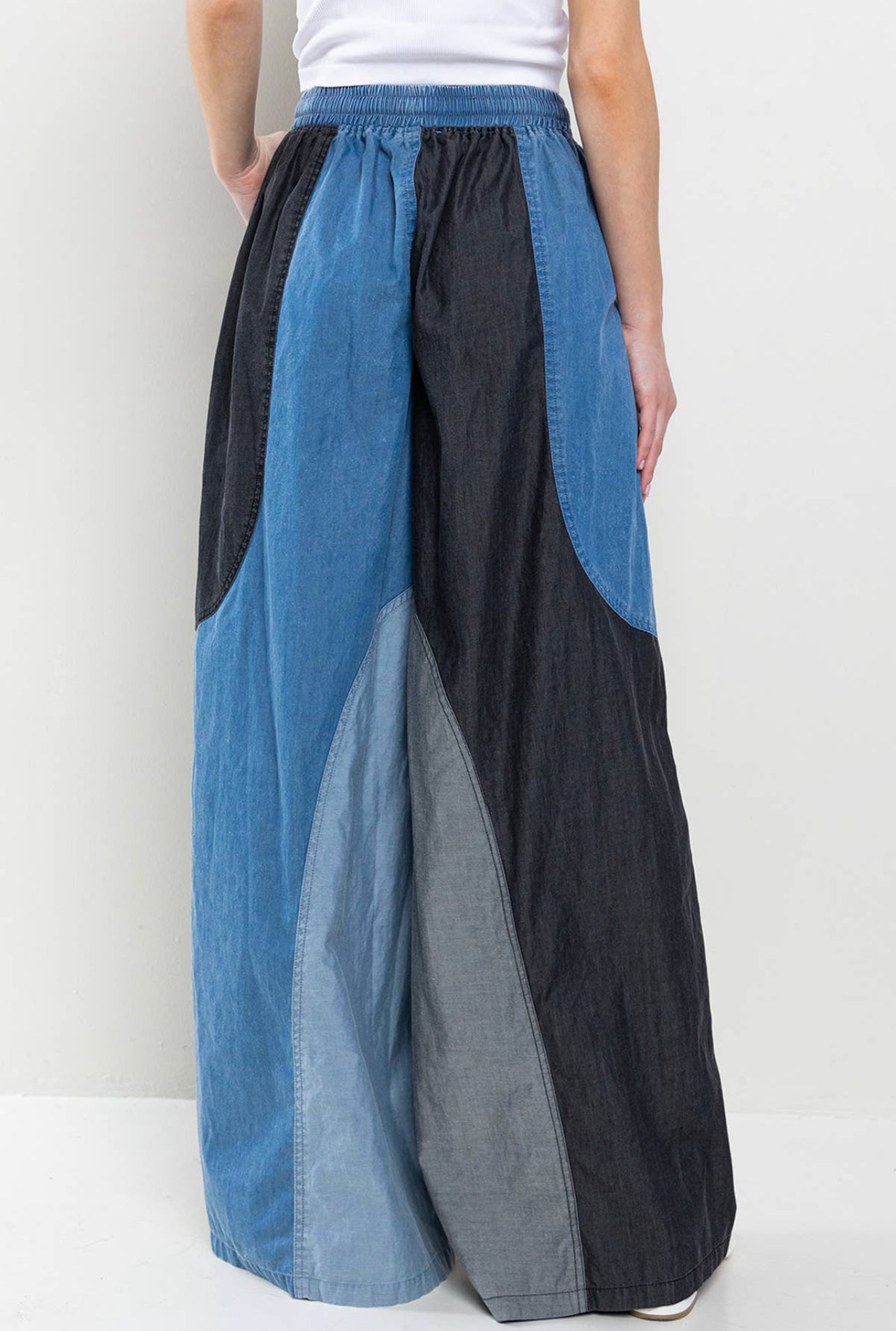 Mixed Denim Lounge Trousers