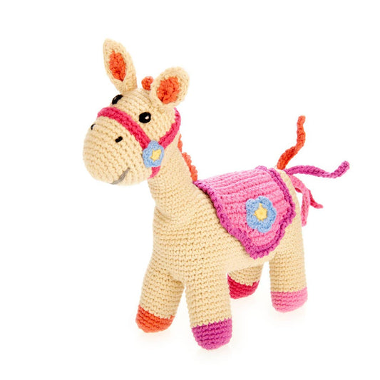 Pink Horse Rattle