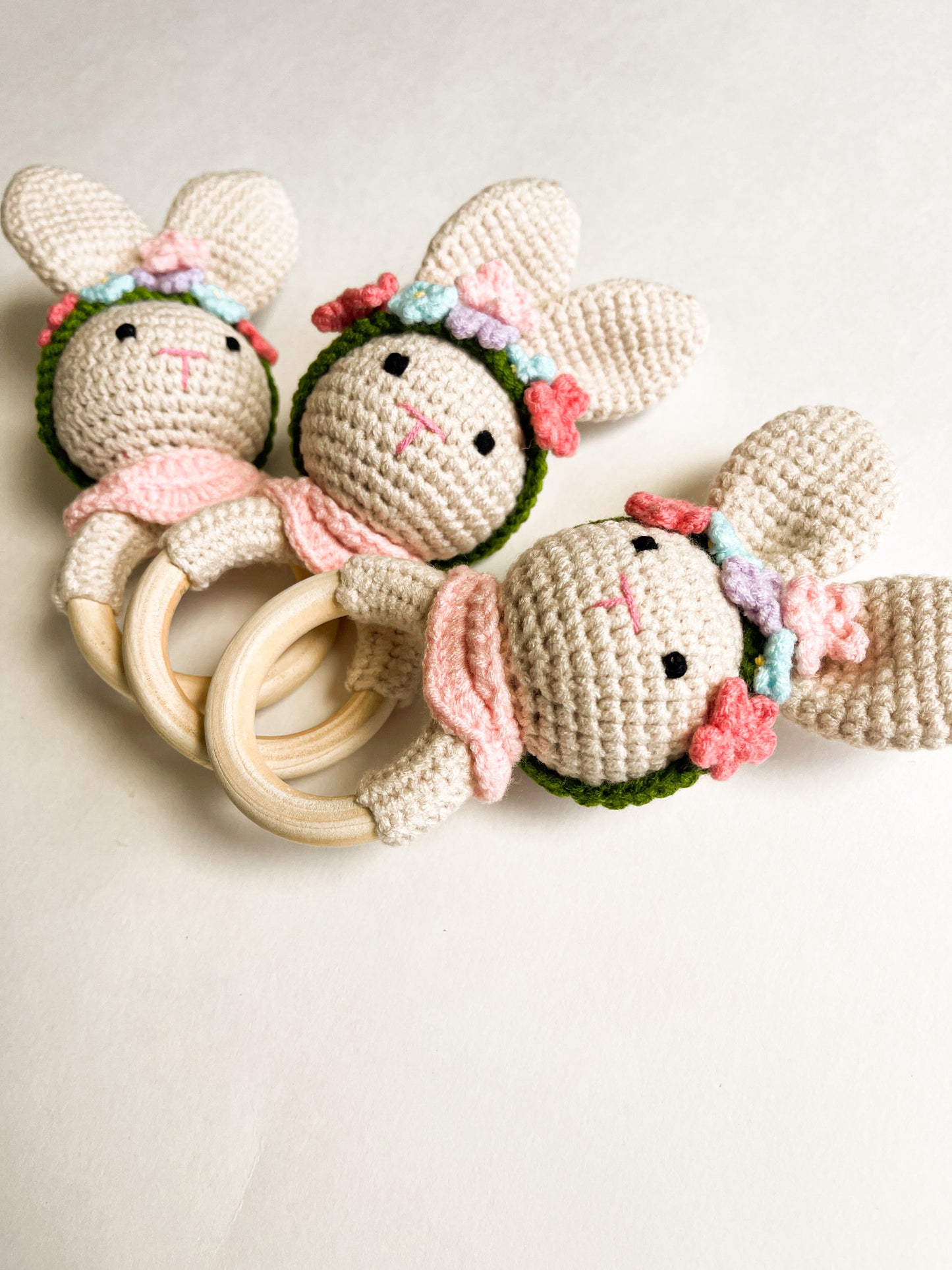 Knitted Bunny Teether