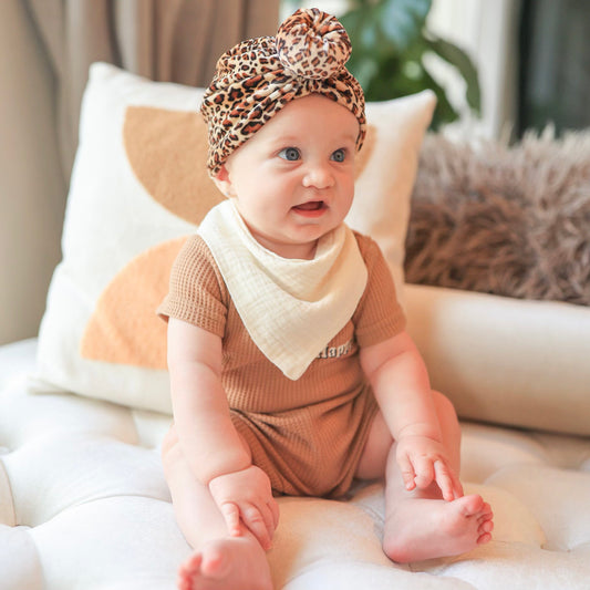 Baby bib bandana set