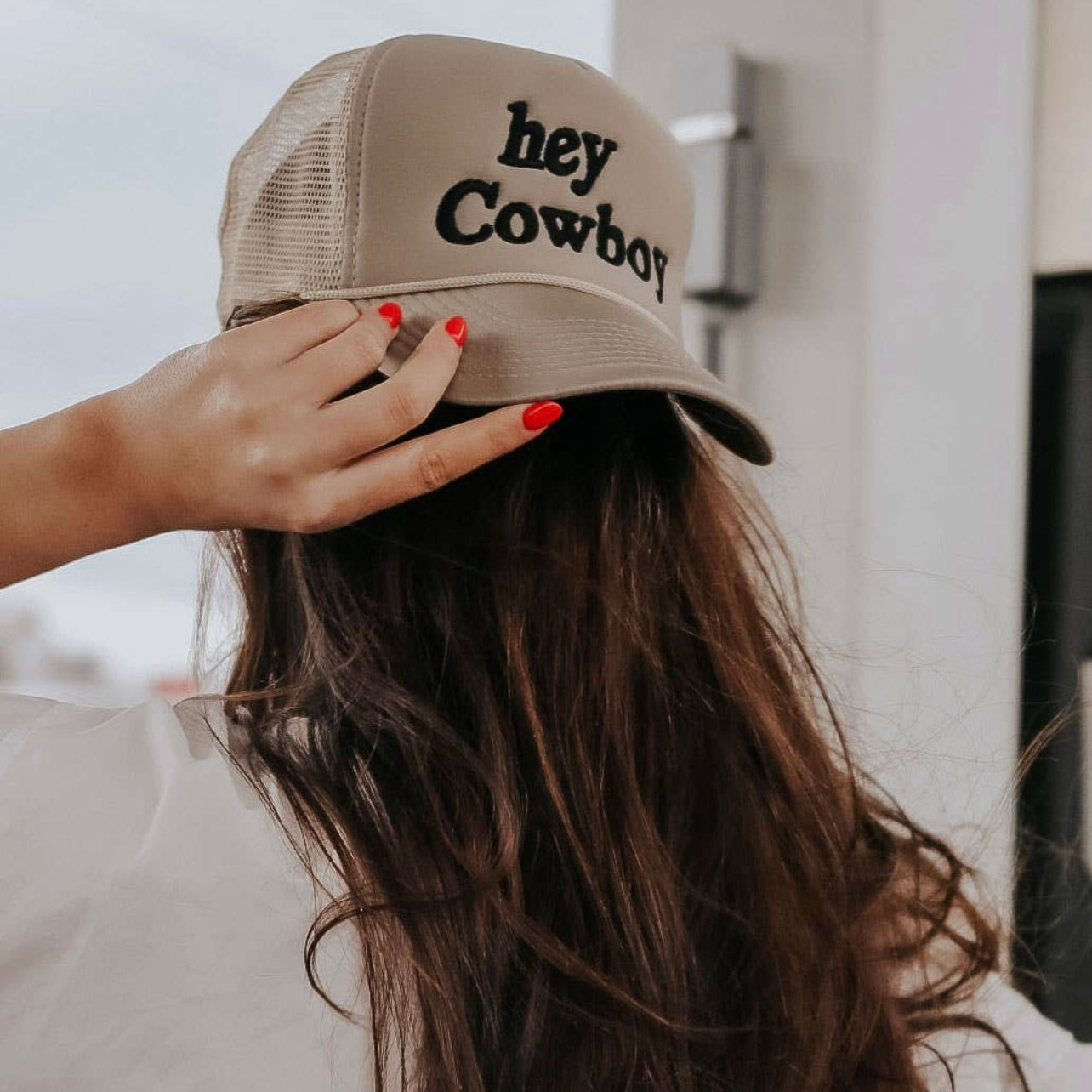 CS - Hey Cowboy Trucker Hat