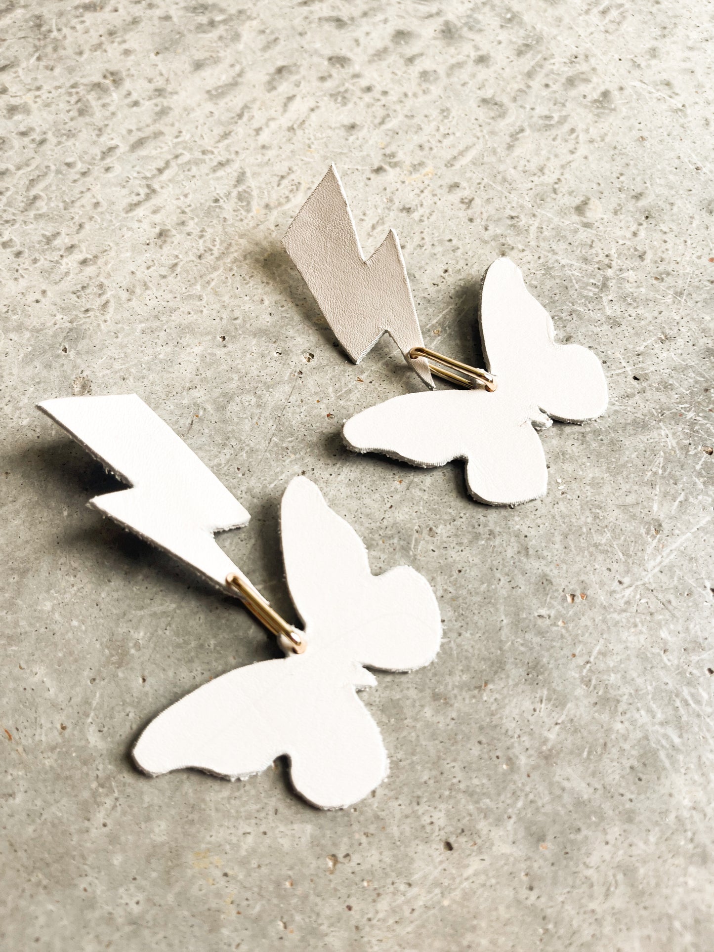 Butterfly and Bolt Earrings